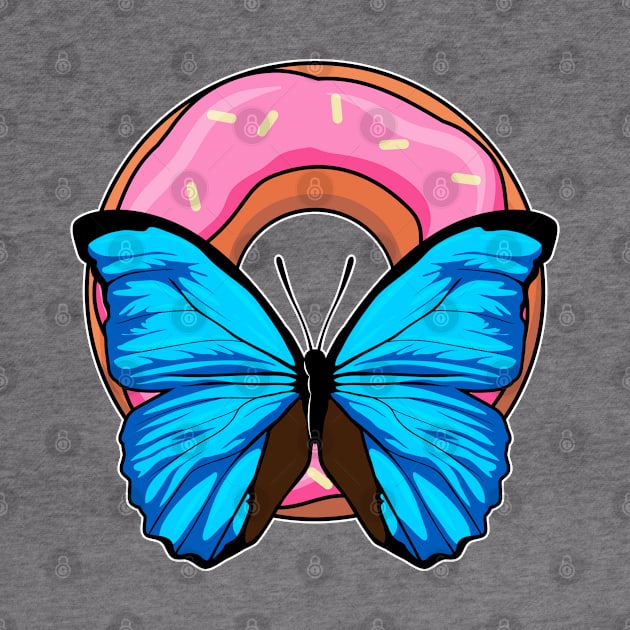 Butterfly with Donut by Markus Schnabel